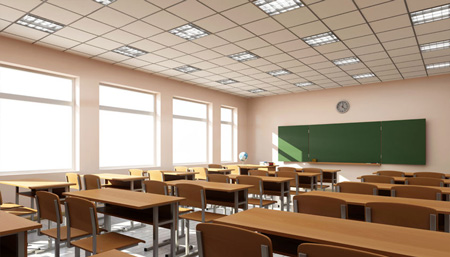 Classroom lighting for schools